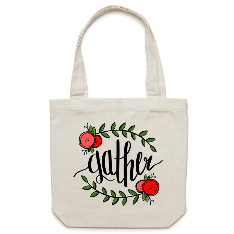 Gather - Canvas Tote Bag