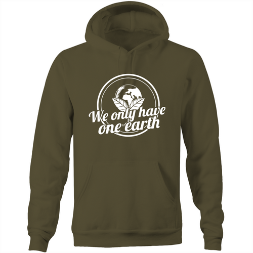 We only have one earth - Pocket Hoodie Sweatshirt