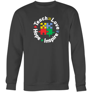 Teach, Love, Inspire, Hope - Crew Sweatshirt
