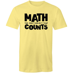 Math the only subject that counts