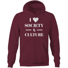 Load image into Gallery viewer, I love society and culture - Pocket Hoodie Sweatshirt
