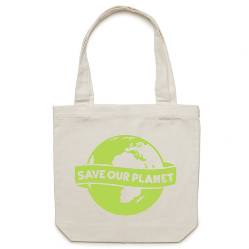Save our planet - Canvas Tote Bag
