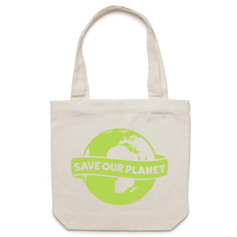 Save our planet - Canvas Tote Bag