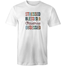 Load image into Gallery viewer, Stressed Blessed and Christmas Obsessed