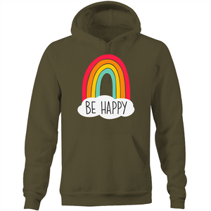 Be happy - Pocket Hoodie