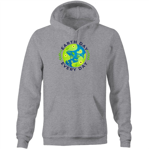 Earth day every day - Pocket Hoodie Sweatshirt