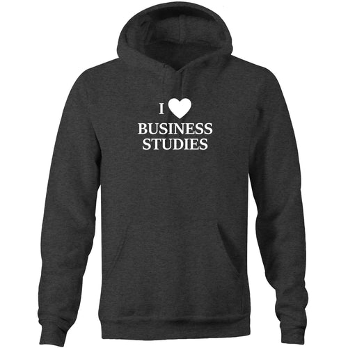 I love business studies - Pocket Hoodie Sweatshirt