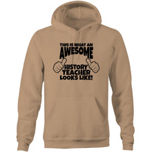 Load image into Gallery viewer, This is what an awesome history teacher looks like - Pocket Hoodie Sweatshirt