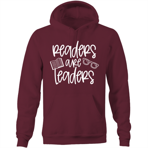 Readers are leaders - Pocket Hoodie Sweatshirt