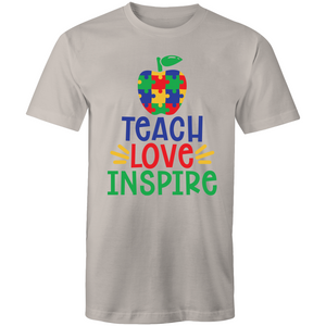 Teach love inspire - puzzle pieces