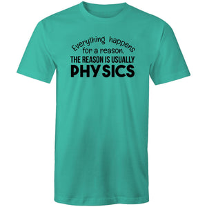 Everything happens for a reason, the reason is usually physics