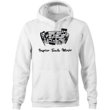 Load image into Gallery viewer, Inspire. Teach. Music. - Pocket Hoodie Sweatshirt