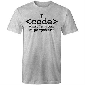 I code, what's your superpower?