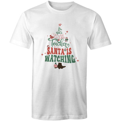 Be nice to the teacher Santa is watching