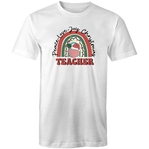 Teacher - Peace Love Joy Christmas