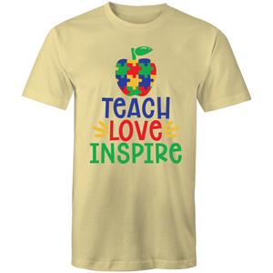 Teach love inspire - puzzle pieces