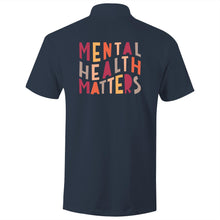 Load image into Gallery viewer, Mental health matters - S/S Polo Shirt (Print on back of t-shirt)