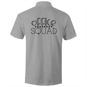 Office Squad- S/S Polo Shirt (print on back of shirt)