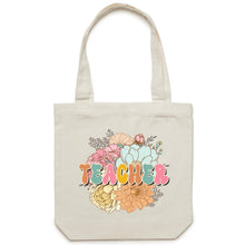 Load image into Gallery viewer, Teacher - Canvas Tote Bag