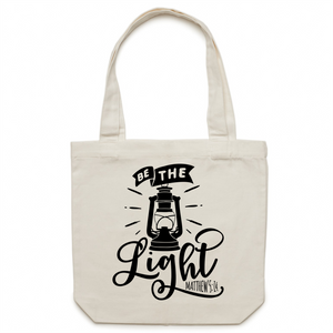 Be the light - Canvas Tote Bag