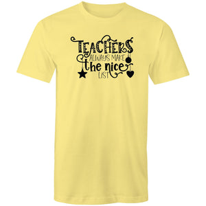 Teachers always make the nice list