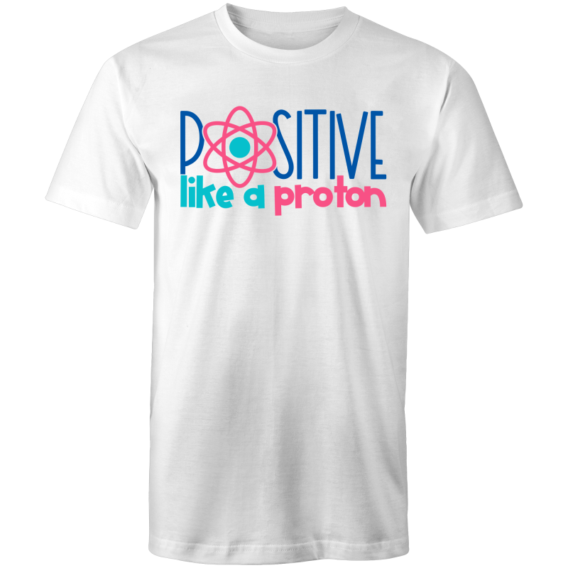 Positive like a proton