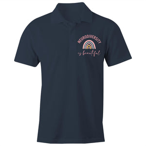 Neurodiversity is beautiful - S/S Polo Shirt