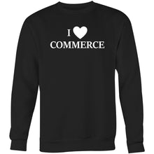 Load image into Gallery viewer, I love commerce - Crew Sweatshirt