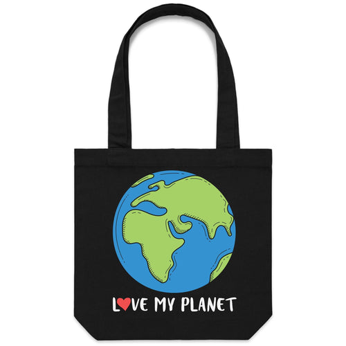 Love my planet - Canvas Tote Bag