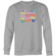 Load image into Gallery viewer, Make kindness your mission and love your legacy - Crew Sweatshirt