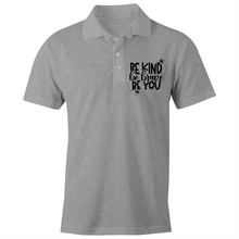 Load image into Gallery viewer, Be kind, be brave, be you - S/S Polo Shirt