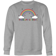 Load image into Gallery viewer, Therapy is cool - Crew Sweatshirt