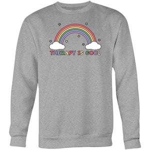 Therapy is cool - Crew Sweatshirt