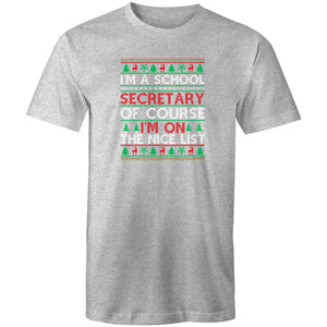 I'm a school secretary of course I'm on the nice list