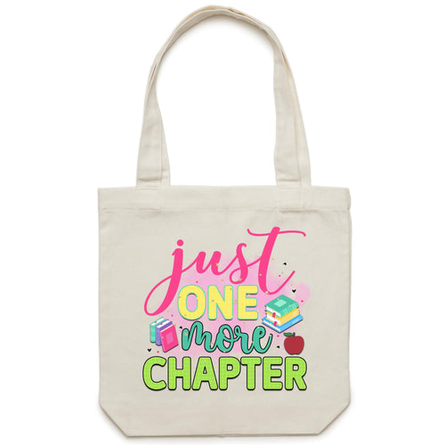 Just one more chapter - Canvas Tote Bag