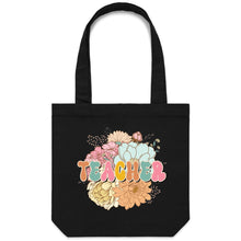 Load image into Gallery viewer, Teacher - Canvas Tote Bag