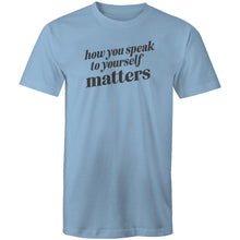 Load image into Gallery viewer, How you speak to yourself matters