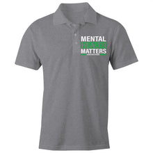 Load image into Gallery viewer, Mental Health Matters #endthestigma - S/S Polo Shirt
