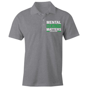 Mental Health Matters #endthestigma - S/S Polo Shirt