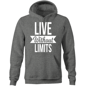Live without limits - Pocket Hoodie Sweatshirt