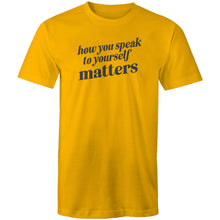 Load image into Gallery viewer, How you speak to yourself matters