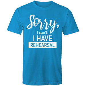 Sorry, I can't. I have rehearsal