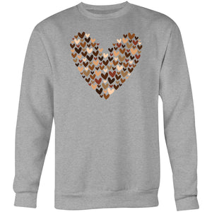 Diverse hearts - Crew Sweatshirt