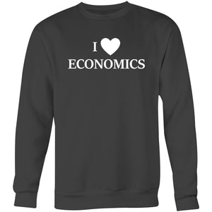 I love economics - Crew Sweatshirt