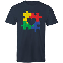 Load image into Gallery viewer, Autism puzzle heart