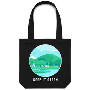 Keep it green - Canvas Tote Bag
