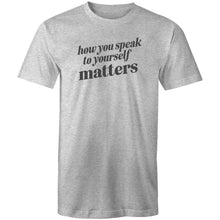 Load image into Gallery viewer, How you speak to yourself matters