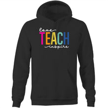 Load image into Gallery viewer, Love Teach Inspire - Pocket Hoodie Sweatshirt