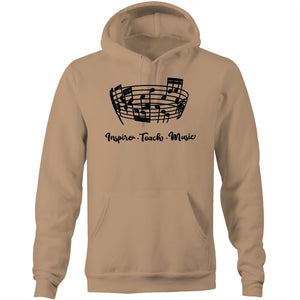 Inspire. Teach. Music. - Pocket Hoodie Sweatshirt