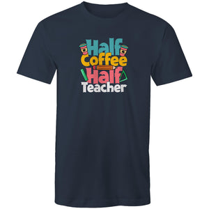 Half coffee half teacher
